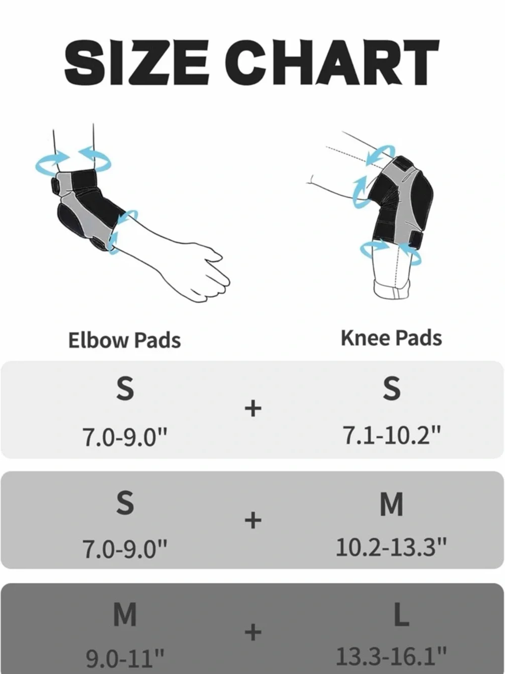 Kids Black and Blue Sports Arm/Leg Sleeve - Comfortable Support Size M!